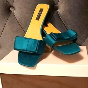 Emerald Green Dressy Sandals